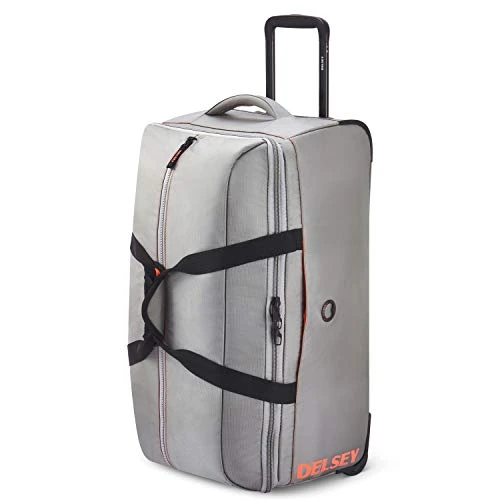 DELSEY Paris Egoa Rolling Travel Duffel Bag With 100% Recycled Materials, Light Gray, Checked-Medium 25 Inch 11 DELSEY Paris Egoa Rolling Travel Duffel Bag With 100% Recycled Materials, Light Gray, Checked-Medium 25 Inch - Image 11