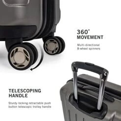 Kenneth Cole Reaction Renegade 20" ABS Expandable 8-Wheel Carry-On, Silver, Inch 9 Kenneth Cole Reaction Renegade 20" ABS Expandable 8-Wheel Carry-On, Silver, Inch -Travelpro Shop 41zNQWlGSqL