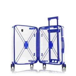 Heys X-Ray 21" Carry On Spinner Luggage (Blue) -Travelpro Shop 41zmHAyUleL
