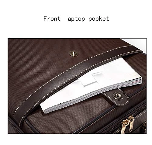 Retro Travel Suitcase Rolling Spinner Luggage Women Trolley Case 24inch Wheels Man 20inch Box PVC Vintage Cabin Travel Bag Trunk (Color : 24inch) 5 Retro Travel Suitcase Rolling Spinner Luggage Women Trolley Case 24inch Wheels Man 20inch Box PVC Vintage Cabin Travel Bag Trunk (Color : 24inch) - Image 5