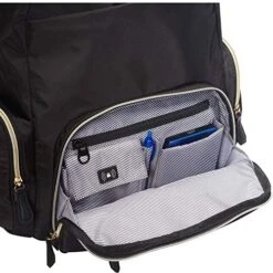Kenneth Cole Reaction Women's Sophie Backpack Silky Nylon 15" Laptop & Tablet RFID Bookbag For School, Work, & Travel, Black With 20" Carry-On, One Size -Travelpro Shop 5102NgsvGiL 417df778 fad7 4825 ae2d 30404d494650