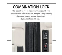 AOUZE Practical Luggage Suitcase Lightweight Expandable Lock Rotator 20 Inches 24 Inches 28 Inches Ultra-Lightweight But Very Durable Suitable For Outdoor Use (Color : Blue) -Travelpro Shop 510DiOA7ElS