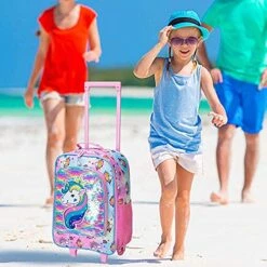 Kids Suitcase, Rolling Luggage With Wheels For Girls - Unicorn -Travelpro Shop 5127yn9Ns2S