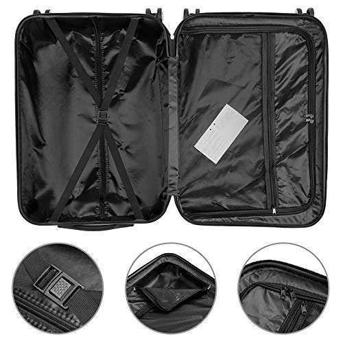 Luggage Set 20" 24" 28" 3 Piece Hardside Suitcase With Spinner Wheel TSA Lock Lightweight Carry On 6 Luggage Set 20" 24" 28" 3 Piece Hardside Suitcase With Spinner Wheel TSA Lock Lightweight Carry On - Image 6