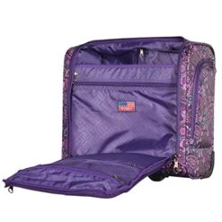 Olympia Under The Seat Carry-on, Purple Paisley -Travelpro Shop 513Xzl VSSL