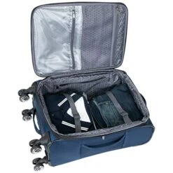 Kenneth Cole Reaction Rugged Roamer Luggage Collection Lightweight Softside Expandable 8-Wheel Spinner Travel Suitcase Bag, Navy, 2-Piece (20" Carry-On / 28" Check Size) -Travelpro Shop 513x04S7u6L 857b18ae d7f4 4f52 bd85 61efd591048c