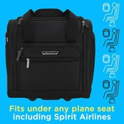 TPRC 15-Inch Under Seat Carry-On Bag, Purple, Underseater -Travelpro Shop 515DhcNMhLL