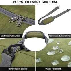 CAMEL CROWN 100L Extra Large Duffle Bag Travel Bag Lightweight Foldable Luggage For Outdoor Camping -Travelpro Shop 515jamNHV2L