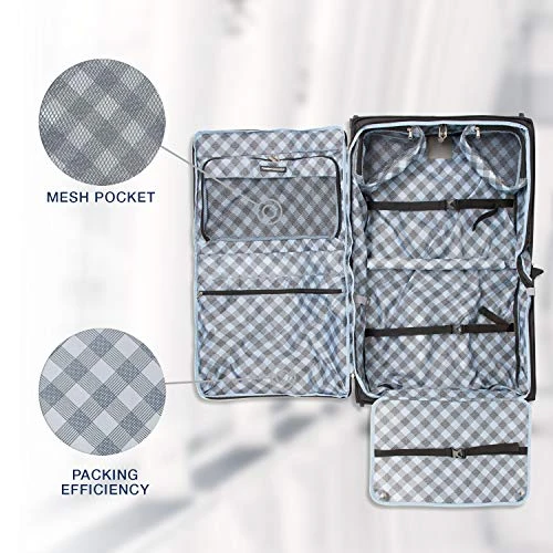 Travelpro Luggage Maxlite 5 22" Lightweight Carry-on Rolling Garment Bag, Suitcase, Black 5 Travelpro Luggage Maxlite 5 22" Lightweight Carry-on Rolling Garment Bag, Suitcase, Black - Image 5