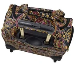 London Fog Cranford 15" Under The Seat Bag, Black Gold Plum Paisley -Travelpro Shop 517QbCfCbkL 92d4451f 2177 4e81 985c 21a81e707571