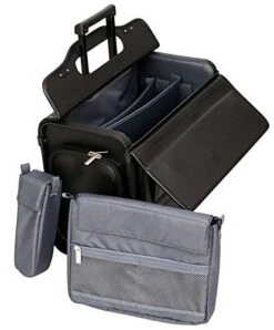 Wheeled Pilot Case Rolling 17.3" Laptop Roller Bag Briefcase Hand Luggage Flight Cabin -Travelpro Shop 519SgPrzGeL