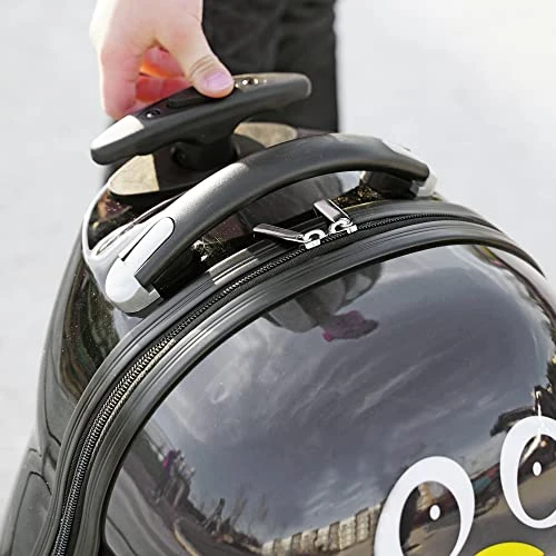 Kiddietotes Kids Carry-on Upright Luggage Suitcase And Backpack Set - Smooth Rolling Wheels - Penguin 3 Kiddietotes Kids Carry-on Upright Luggage Suitcase And Backpack Set - Smooth Rolling Wheels - Penguin - Image 3