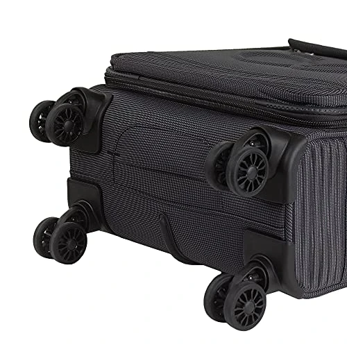 Cloe Carry-On 20 Inch Luggage With 360º-spinner Wheels In Black Color 5 Cloe Carry-On 20 Inch Luggage With 360º-spinner Wheels In Black Color - Image 5