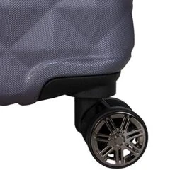 Kenneth Cole Reaction Diamond Tower Luggage Collection Lightweight Hardside Expandable 8-Wheel Spinner Travel Suitcase, Smokey Purple, 20-Inch Carry On -Travelpro Shop 51CBOXIQjJL