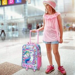 Kids Suitcase, Rolling Luggage With Wheels For Girls - Unicorn -Travelpro Shop 51CTTzIVjcS