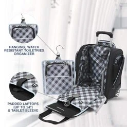 Travelpro Maxlite 5-Rolling Underseat Compact Carry-On Bag, Black, 15-Inch -Travelpro Shop 51Crs4QtDKL