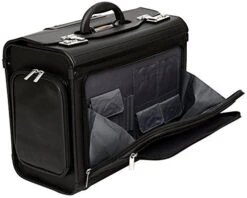 Wheeled Pilot Case Rolling 17.3" Laptop Roller Bag Briefcase Hand Luggage Flight Cabin -Travelpro Shop 51DziCYSOXL
