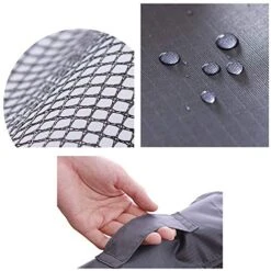 6 Set Packing Cubes Travel Luggage Organizer Waterproof Mesh Lightweight Suitcase Storage Bag Clothing Laundry Bag Shoe Bag (Grey) -Travelpro Shop 51EaZTvmuZL