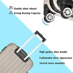 Luggage Set 20" 24" 28" 3 Piece Hardside Suitcase With Spinner Wheel TSA Lock Lightweight Carry On 11 Luggage Set 20" 24" 28" 3 Piece Hardside Suitcase With Spinner Wheel TSA Lock Lightweight Carry On -Travelpro Shop 51FK0v9QTRL