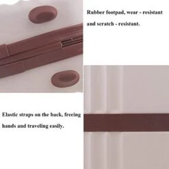 Exttlliy Mini Hard Shell Hard Travel Luggage Cosmetic Case, Small Portable Carrying Case Suitcase For Makeup (Rose Gold) -Travelpro Shop 51GD tfw81L