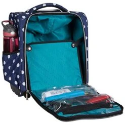 Heritage Travelware Albany Park 16" 600d Polka Dot Polyester 2-Wheel Underseater Carry-on -Travelpro Shop 51Ihqf9iE9L