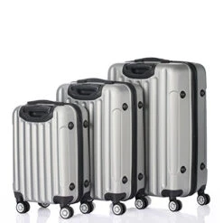 GOMHWAOL Luggage 3 Piece Set Suitcase ABS Material Hardshell Lightweight (Silver Gray) 15 GOMHWAOL Luggage 3 Piece Set Suitcase ABS Material Hardshell Lightweight (Silver Gray) -Travelpro Shop 51JAn9CchzL 8a8050ab 0bba 4921 8f8d f9fc6dcb897b