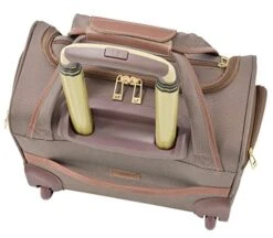 London Fog Kensington II 15" 2-Wheel Under The Seat Bag, Bronze -Travelpro Shop 51K9yXGXHsL