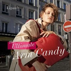 Lipault - City Plume Duffel Bag - Top Handle Shoulder Overnight Travel Weekender Luggage For Women - Black -Travelpro Shop 51Li0kGzCNL