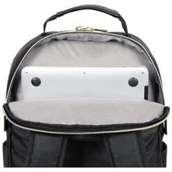 Kenneth Cole Reaction Women's Chelsea Luggage Chevron Softside 8-Wheel Spinner Expandable Suitcase Collection, Black, 2pc Bundle (Carry On+Backpack) 15 Kenneth Cole Reaction Women's Chelsea Luggage Chevron Softside 8-Wheel Spinner Expandable Suitcase Collection, Black, 2pc Bundle (Carry On+Backpack) -Travelpro Shop 51M1u7np4dL