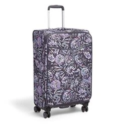 Vera Bradley Women's Softside Rolling Suitcase Luggage, Lavender Bouquet, 27" Check In -Travelpro Shop 51MKcTmYVIL