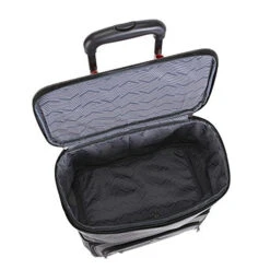 Travelers Club Luggage 16" Top Expandable Rolling Underseater W/USB Port, Dark Gray Suitcase, -Travelpro Shop 51MamLxoatL