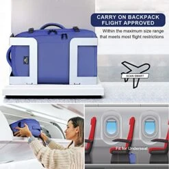 Travel Backpack For Women, 50L Carry On Backpack With Wet Bag Expandable Flight Approved Luggage Backpack Suitcase,Extra Large Weekender Bag Water Resistant Lightweight Daypack Gift For Traveler Women -Travelpro Shop 51NTa74pXeL