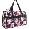 Betty Boop Large Duffel Bag, Durable Microfiber (black W/o Hook)