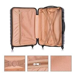 Apelila 5 Piece Luggage Sets,Travel Suitcase Spinner Hardshell Lightweight W/Free Suitcase Cover& Hanger (4PC Sliver W/Covers4+Hanger2+Backbag1) 12 Apelila 5 Piece Luggage Sets,Travel Suitcase Spinner Hardshell Lightweight W/Free Suitcase Cover& Hanger (4PC Sliver W/Covers4+Hanger2+Backbag1) -Travelpro Shop 51PWUO21 yL