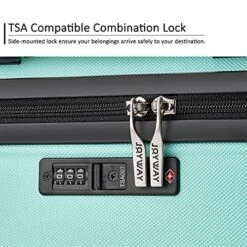 JOYWAY JOYWAY 3 Pcs Luggage Set Hardside Lightweight Spinner Suitcase With TSA Lock (green) -Travelpro Shop 51RfIBw2n1S