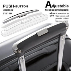 Coolife Luggage Expandable(only 28") Suitcase PC+ABS Spinner Built-In TSA Lock 20in 24in 28in Carry On (white, S(20in_carry On)) 10 Coolife Luggage Expandable(only 28") Suitcase PC+ABS Spinner Built-In TSA Lock 20in 24in 28in Carry On (white, S(20in_carry On)) -Travelpro Shop 51RpnZ2ZicL 68e73c2c 5096 4a7c a50f 67f1aa5255a6