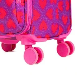 Cloe By Agatha Ruiz De La Prada Carry-On 20 Inch Luggage With 360º-spinner Wheels In Magenta Color -Travelpro Shop 51T7cYx25XS
