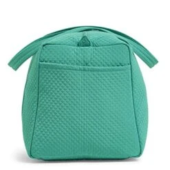 Vera Bradley Women's Duffle Microfiber Large Duffel Travel Bag, Peacock Blue, One Size -Travelpro Shop 51TMaX6P7FL