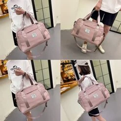 FOAN & MABLE Womens Travel Bags, Weekender Carry On For Women, Sports Gym Bag, Workout Duffel Bag, Overnight Shoulder Bag Fit 15.6 Inch Laptop Pink Large 13 FOAN & MABLE Womens Travel Bags, Weekender Carry On For Women, Sports Gym Bag, Workout Duffel Bag, Overnight Shoulder Bag Fit 15.6 Inch Laptop Pink Large -Travelpro Shop 51TRDciJ9BL