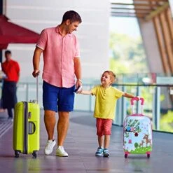 Goplus 2PC Kids Luggage, 12" & 16" Kids Carry On Luggage Set, Lightweight Spinner Suitcases For Boys And Girls (Deer) -Travelpro Shop 51W0EPigjHL 718792a0 59aa 42c2 ae72 f7605477e2f7