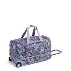 Vera Bradley Women's Duffle Luggage Vera Bradley Women S Lighten Up Foldable Duffel Rolling Suitcase Kona Paisley One Size, Kona Paisley, One Size US -Travelpro Shop 51WBcmHYpYL