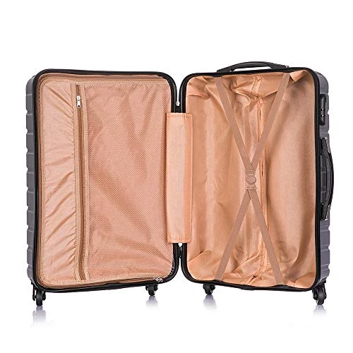 Apelila 5 Piece Luggage Sets,Travel Suitcase Spinner Hardshell Lightweight W/Free Suitcase Cover& Hanger (4PC Sliver W/Covers4+Hanger2+Backbag1) 5 Apelila 5 Piece Luggage Sets,Travel Suitcase Spinner Hardshell Lightweight W/Free Suitcase Cover& Hanger (4PC Sliver W/Covers4+Hanger2+Backbag1) - Image 5