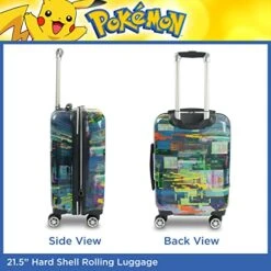 Ful Pokemon Pikachu 21 Inch Rolling Luggage, Hardshell Carry On Suitcase With Wheels, Multicolor (FBML0001-998) -Travelpro Shop 51XcttOptbL