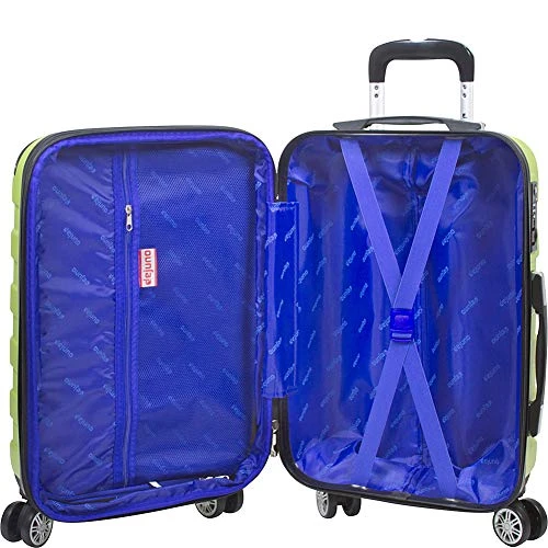 Dejuno Tahoma Lightweight 3-Piece Hardside Spinner Luggage Set, Navy, One Size 2 Dejuno Tahoma Lightweight 3-Piece Hardside Spinner Luggage Set, Navy, One Size - Image 2