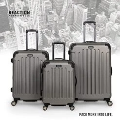 Kenneth Cole Reaction Renegade 20" ABS Expandable 8-Wheel Carry-On, Silver, Inch 7 Kenneth Cole Reaction Renegade 20" ABS Expandable 8-Wheel Carry-On, Silver, Inch -Travelpro Shop 51ZDo7DSHML