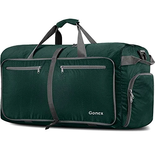 Gonex 150L Travel Duffel Bag Foldable Extra Large Duffle Bag XL Heavy Duty For Men Women For Luggage Shopping Blackish Green 1 Gonex 150L Travel Duffel Bag Foldable Extra Large Duffle Bag XL Heavy Duty For Men Women For Luggage Shopping Blackish Green