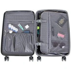 Kenneth Cole Reaction Women's Sophie Backpack Silky Nylon 15" Laptop & Tablet RFID Bookbag For School, Work, & Travel, Black With 20" Carry-On, One Size -Travelpro Shop 51dCodDqYPL e90cffd4 975e 4ab1 bfb8 68d6475dbad3