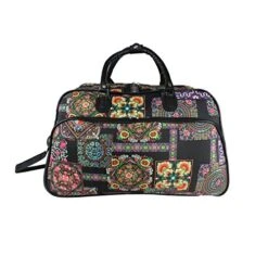 World Traveler 21-inch Carry-on Rolling Duffel Bag-Multi Patchwork, One Size -Travelpro Shop 51dRcKlhTeL
