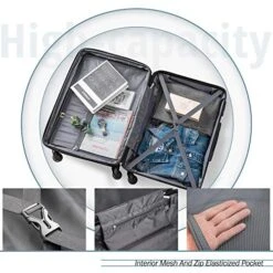 Merax Luggage Set Expandable 3 Piece Sets With TSA Lock, Lightweight Hardside Luggage With Spinner Wheels -Travelpro Shop 51g6MLB4OmL