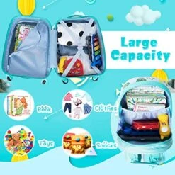 HONEY JOY 2 Pcs Kids Carry On Luggage -Travelpro Shop 51gQGAGCDwL